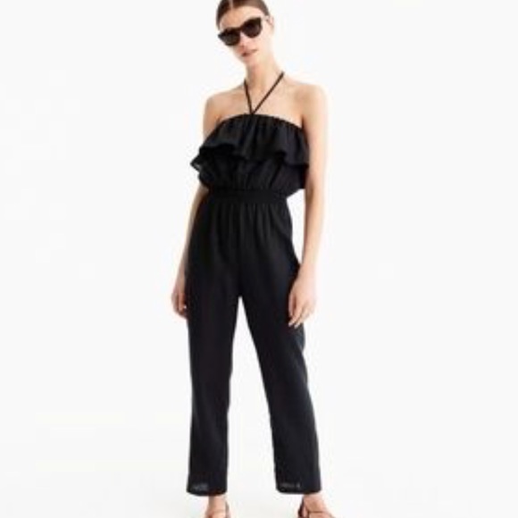 J. Crew Pants - J. Crew halter black jumpsuit